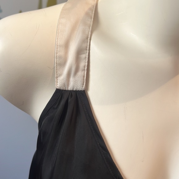 4/$20 Forever 21 Silky Black and white tank - Picture 2 of 6